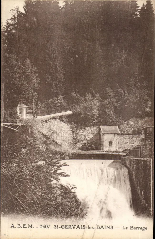 St-GERVAIS-les-BAINS — O Barragem — A.B.E.M. - 3407 - Frente