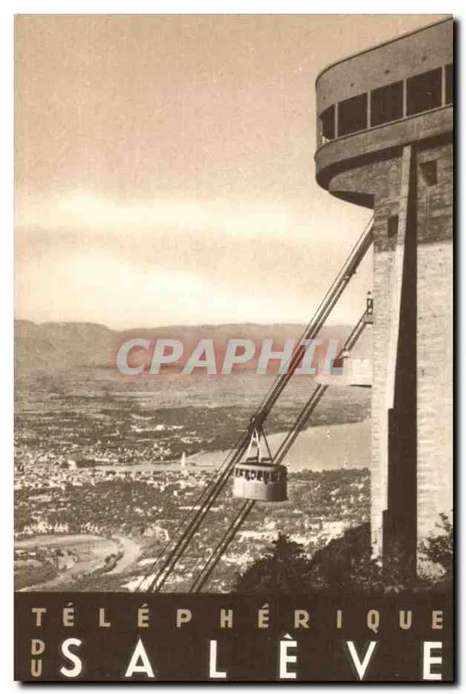 Teleférico do Salève — Alta Saboia — Offset ATAR, Genebra - Frente