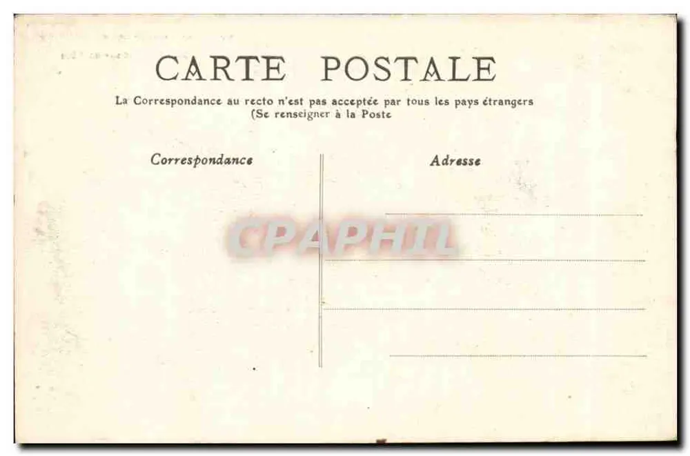 Typen der Auvergne — Rückkehr von der Feier — Verlag J. L. n° 2497 - Rückseite