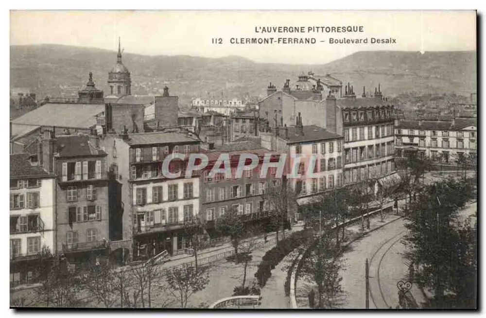 Clermont-Ferrand — Boulevard Desaix — L'Auvergne pittoresque - Frente