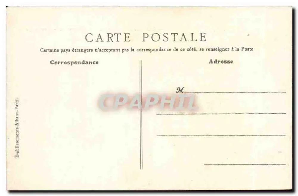Clermont-Ferrand — Perspektive der Place de Jaude — E.A. n°44 - Rückseite