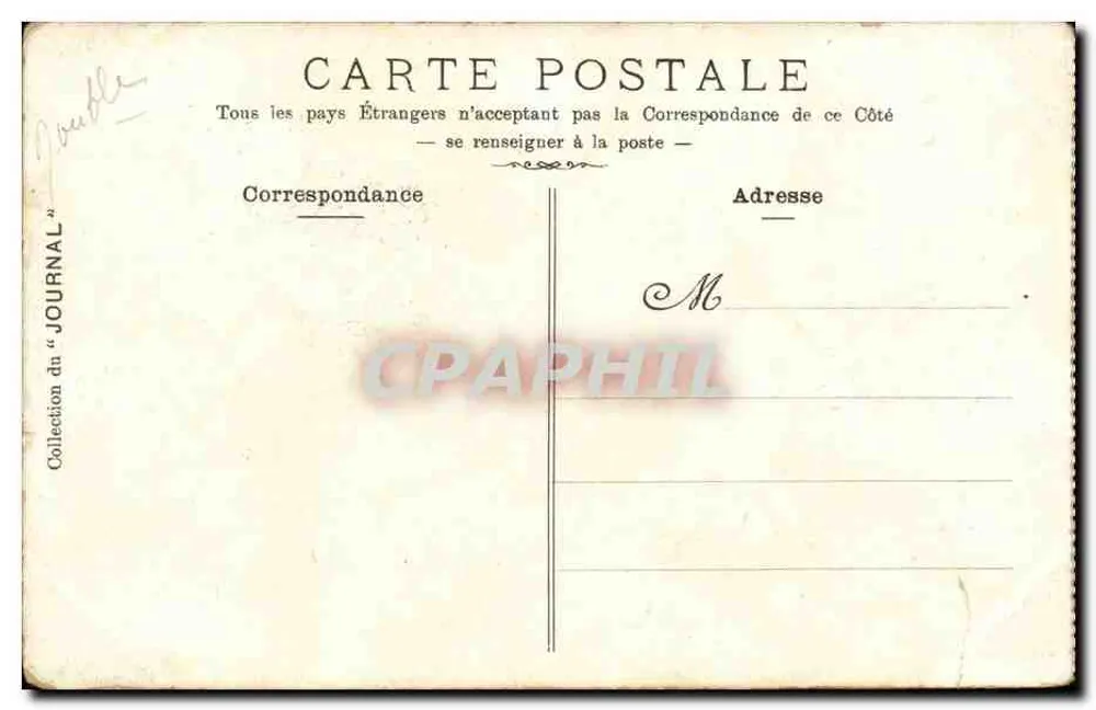 Bourgo-Lastic — Estradas de Laquenaille a Belmont — Editor: J. Lauergerne - Verso