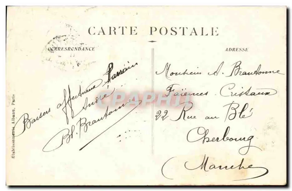Châtel Guyon — A Fonte Miraton — Editor E.A. n°3464 - Verso