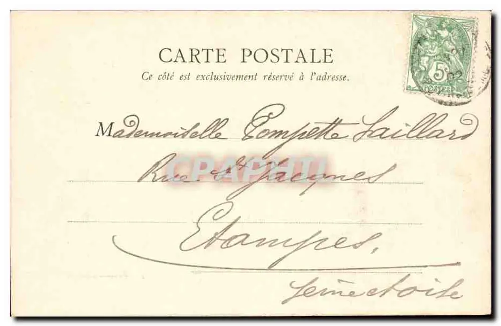 Montdore — Badeanstalt — B.F. Paris - Rückseite