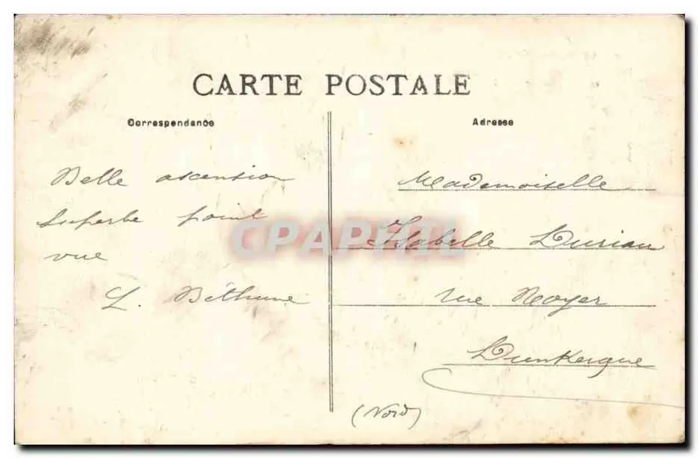 Le Puy-de-Dôme — Überblick über die Ruinen des Observatoriums — unbekannter Verleger, Nr. 822 - Rückseite