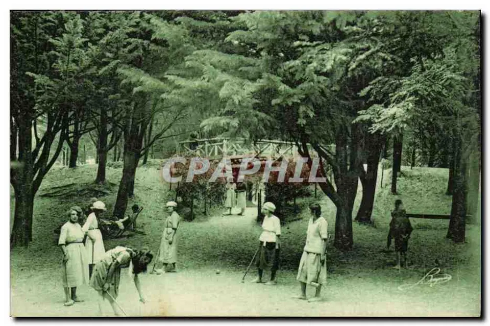 Golfspiele im Wald — Châtelailly (Charente-Maritime) — Künstleredition R. Bergevin, Nr. 6814 - Vorderseite