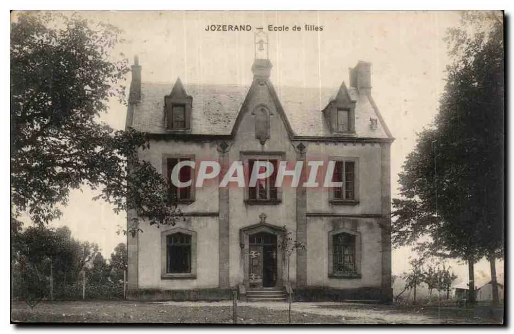 Jozérand — Escola de meninas — Editor não identificado - Frente