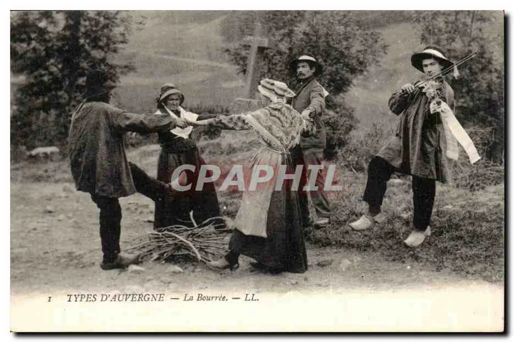 Typen der Auvergne — La Bourrière — LL. - Vorderseite