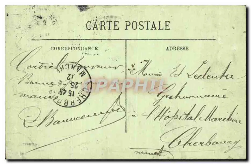 Auvergne — Gipfel des Puy de Dôme und das Observatorium — LL. - Rückseite