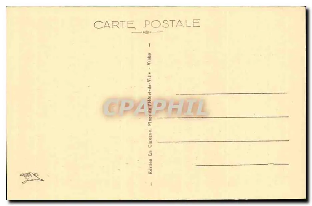 Pontgibaud — Panorama — Der Puy de Dôme in den Wolken — Édition La Ciprose, Vichy - Rückseite