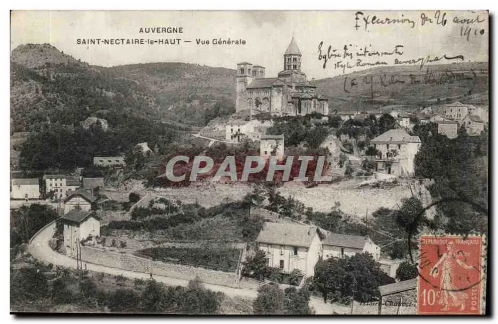 Saint-Nectaire-le-Haut — Allgemeine Ansicht — Verlag: Issard-Chauchet - Vorderseite