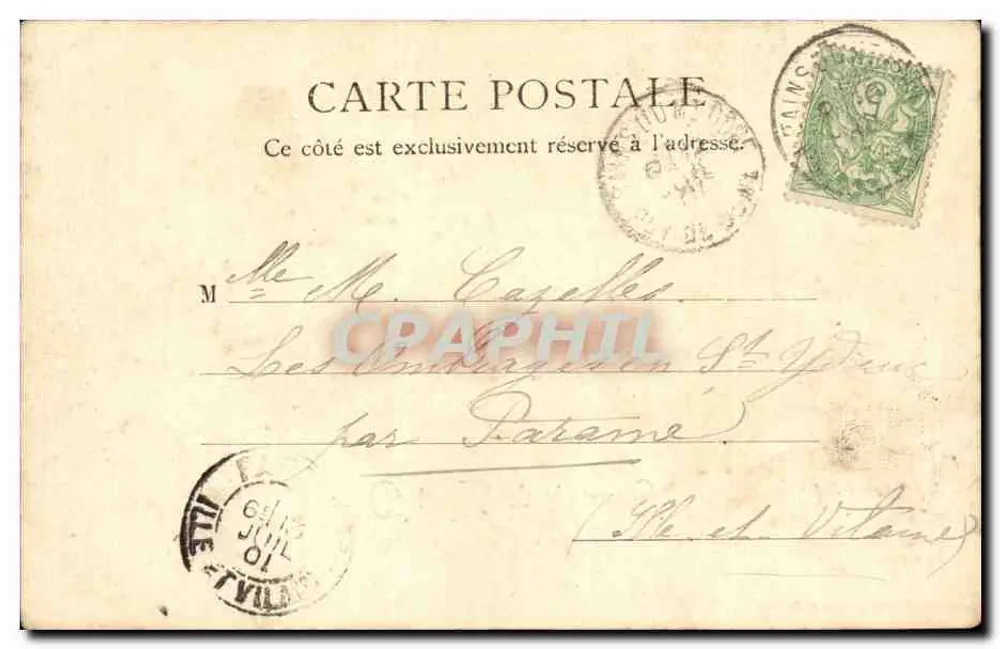 As Gorges do Inferno — Lembrete de Mont Dore — Römmler & Jonas, 10913 g - Verso