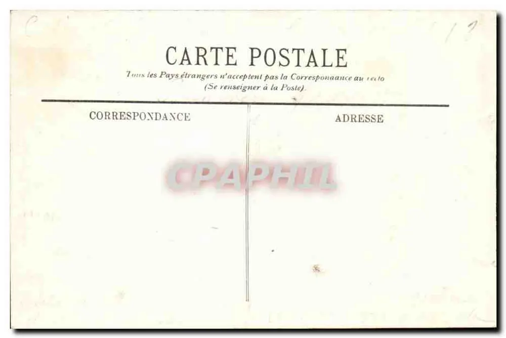 La Bourboule — Quelle Croizat und die Versteinerte Quelle — LL. - Rückseite