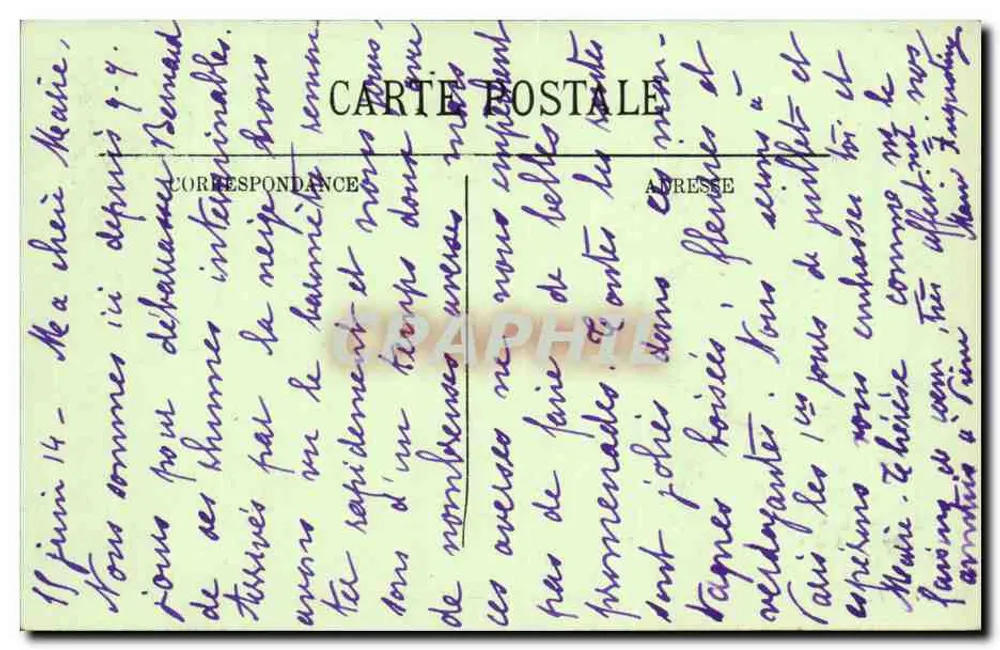 La Bourboule — Das Casino und der Seilbahnweg — LL. - Rückseite
