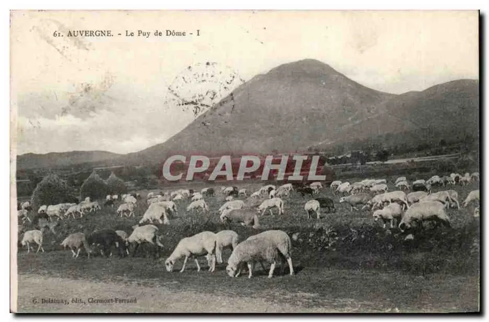 Auvergne - Le Puy de Dôme - I — G. Bolatmay, editor, Clermont-Ferrand - Anverso
