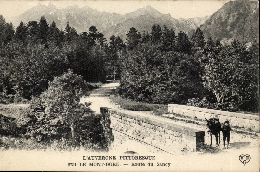 A Auvergne pitoresca — Rota do Sancy — VD C - Frente