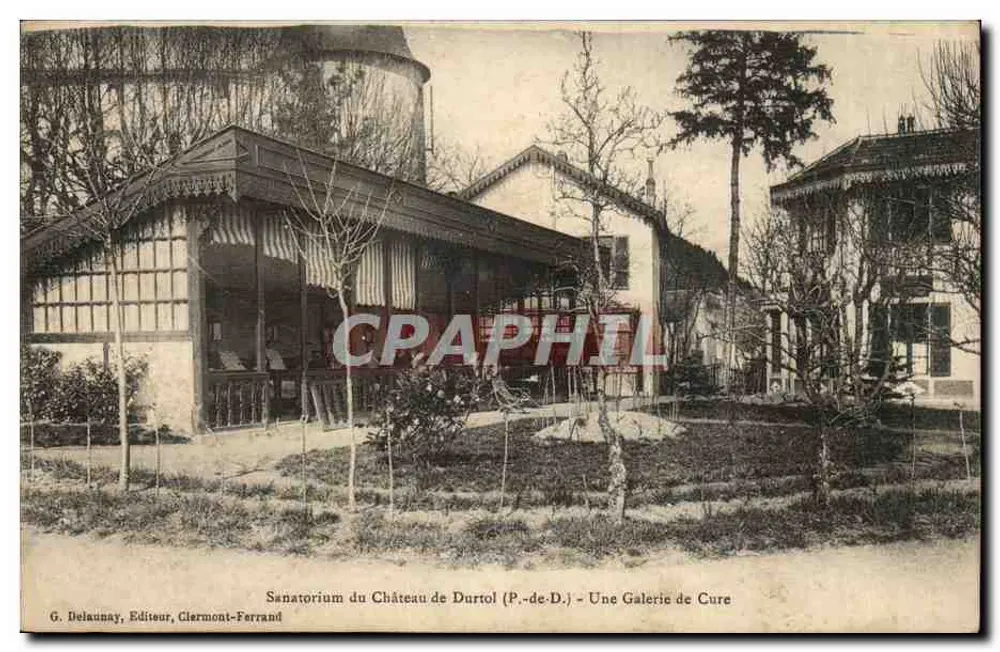 Sanatorium des Schlosses Durtol (P.-de-D.) — Eine Heilgalerie — G. Delaunay, Verlag, Clermont-Ferrand - Vorderseite