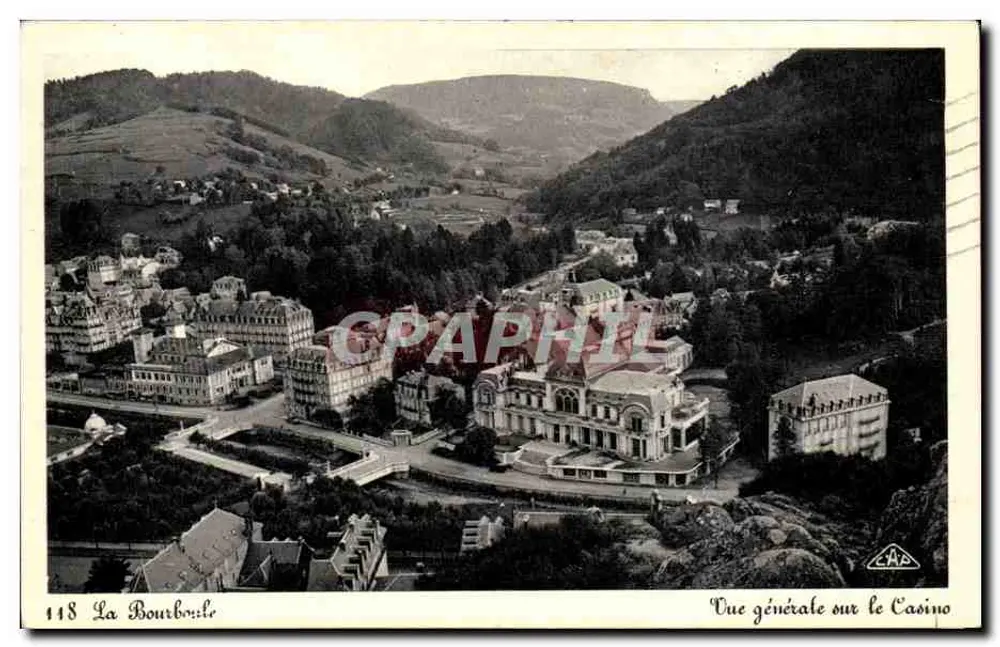 La Bourboule — Allgemeiner Blick auf das Casino — Verlag G. Gabriel, Nr. 118 - Vorderseite