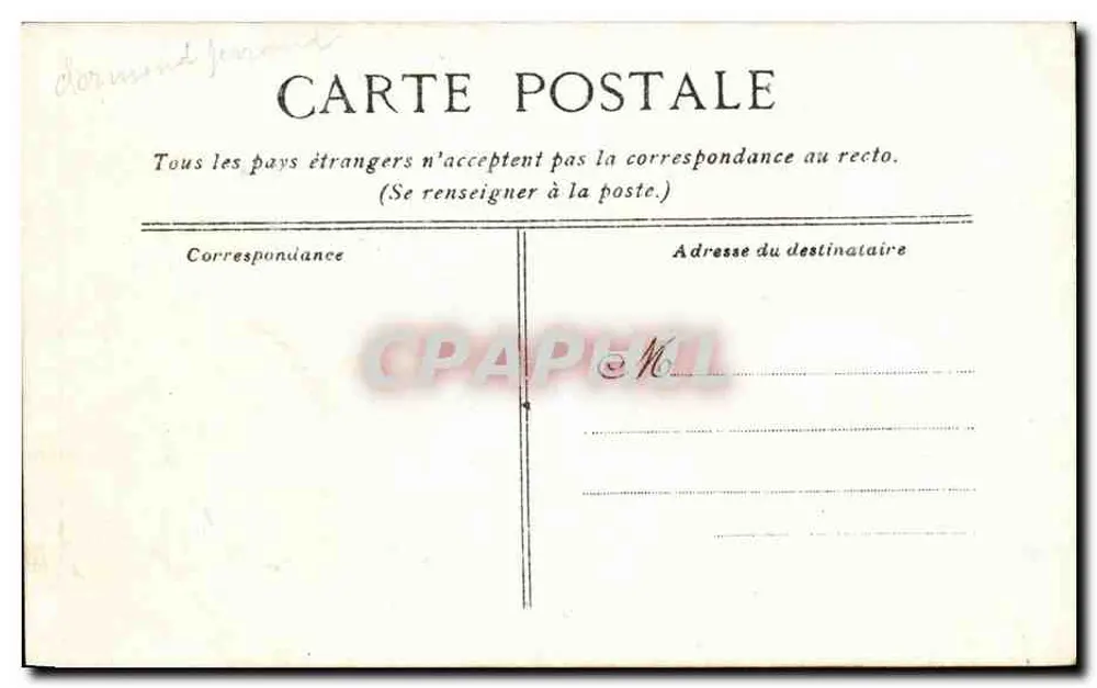 Charmaillères — Die Fontäne auf dem Platz — L. Vilk-Cu - Rückseite