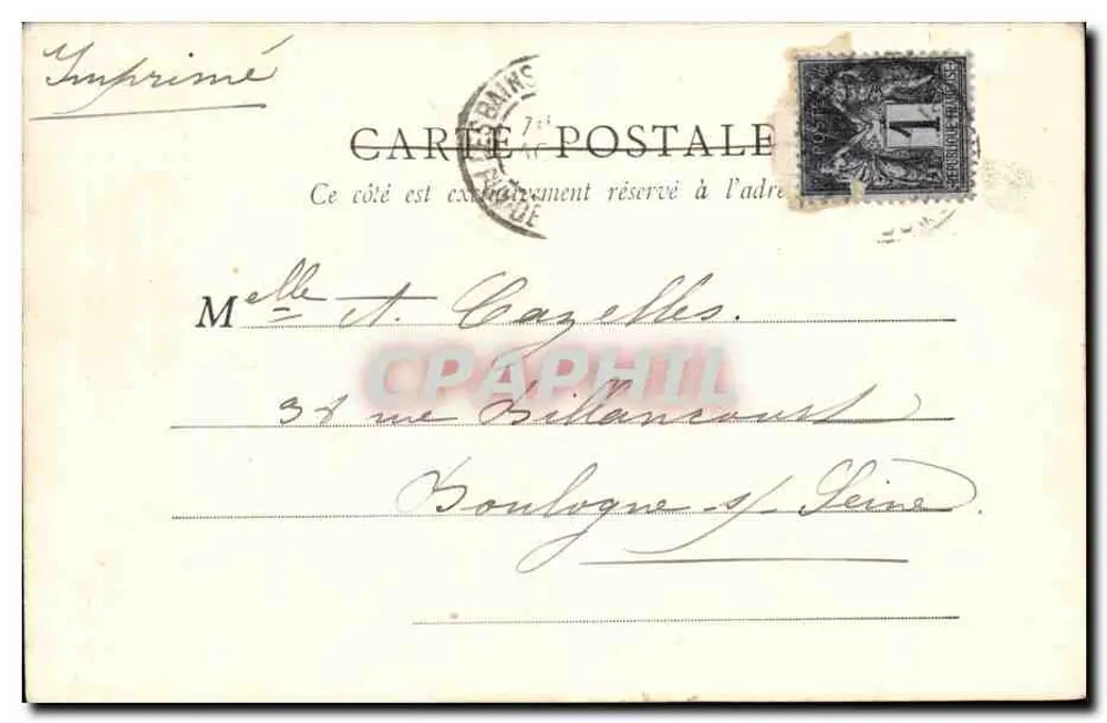 Mont-Dore — Ruinen des Schlosses Murols — Verlag Lonyse - Rückseite