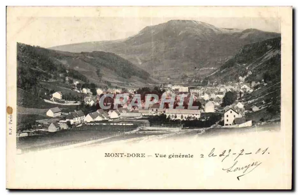 Mont-Dore — Allgemeiner Blick — B.R. Paris, n°2 - Vorderseite