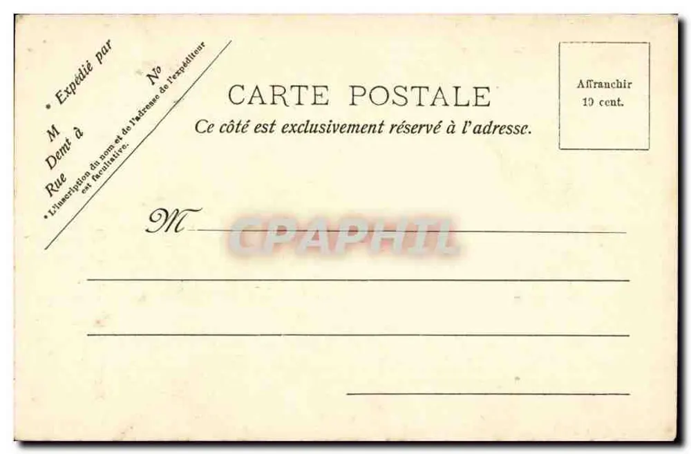 Montferrand — Haus des Lords von Beaujeu — V.P. Paris 8 - Rückseite