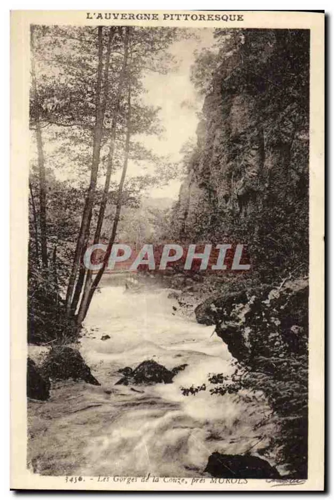 Die Gorges der Couze bei Murols — pittoresches Auvergne — Edition « Idéal », Vichy - Vorderseite