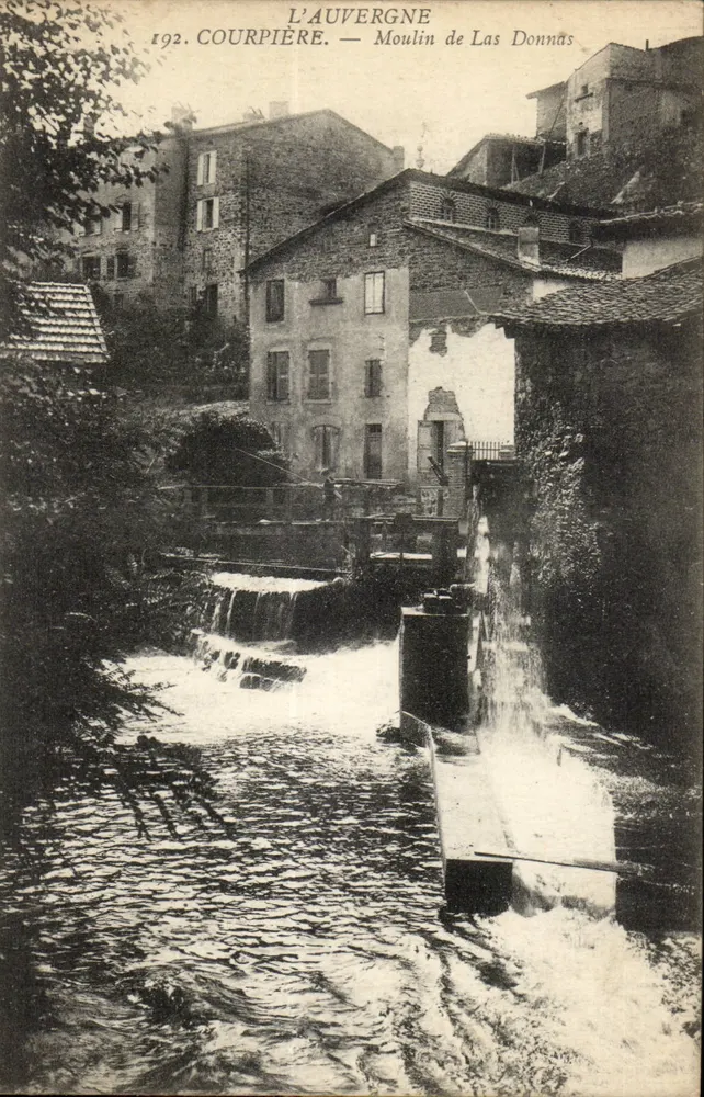 Courpière — Moulin de Las Donnas — J. Goutrelangeas, édit. Olliermes - Recto