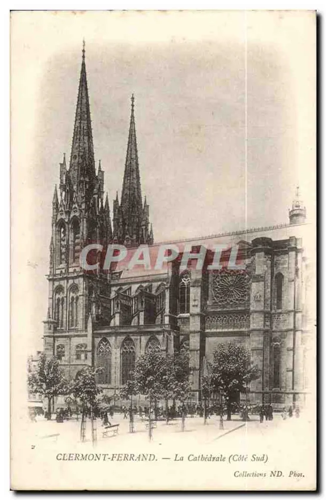 Clermont-Ferrand — Die Kathedrale (Südseite) — Collections ND. Phot. - Vorderseite