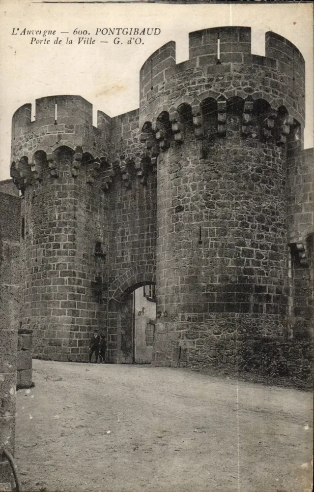 Pontgibaud — Stadttor — G. d'O. - Vorderseite