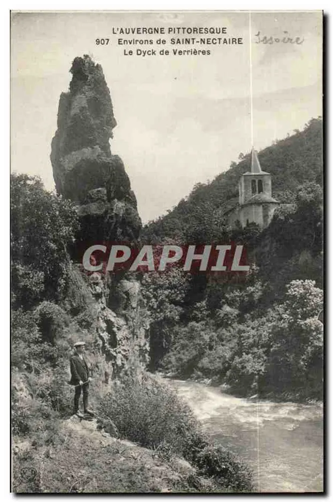 Le Dyck de Verrières — Pittoreske Auvergne — Verlag L'Auvergne Pittoresque, Nr. 907 - Vorderseite