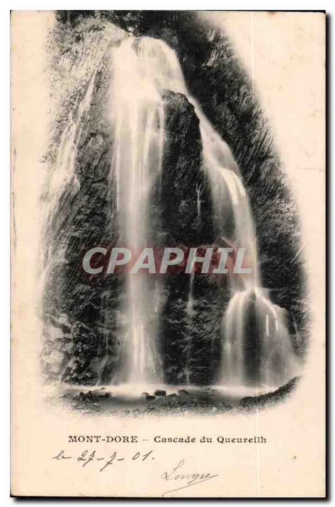 Mont-Dore — Cascata do Queureilh — editor desconhecido, número de série não visível - Frente