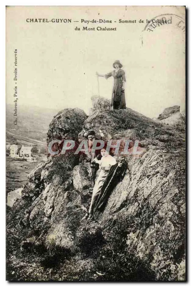 Châtel-Guyon — Puy-de-Dôme — Gipfel des Mont Chalussé - Vorderseite