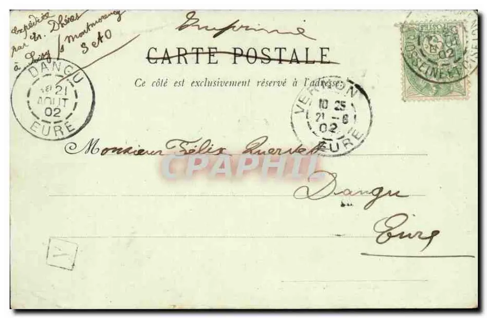 Montmorency — Place au Pain — L. H. Montmorency - Rückseite