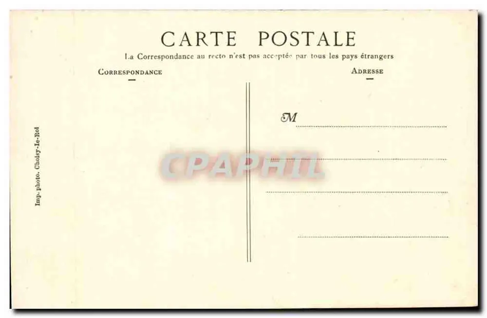 Enghien-les-Bains — Die Ufer des Sees — J. Moi und Enghien - Rückseite