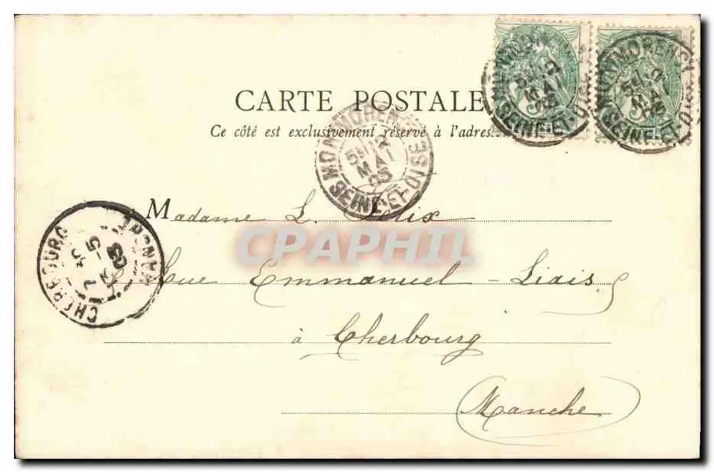 Montmorency — Porte des Templiers — L.H. Verlag - Rückseite