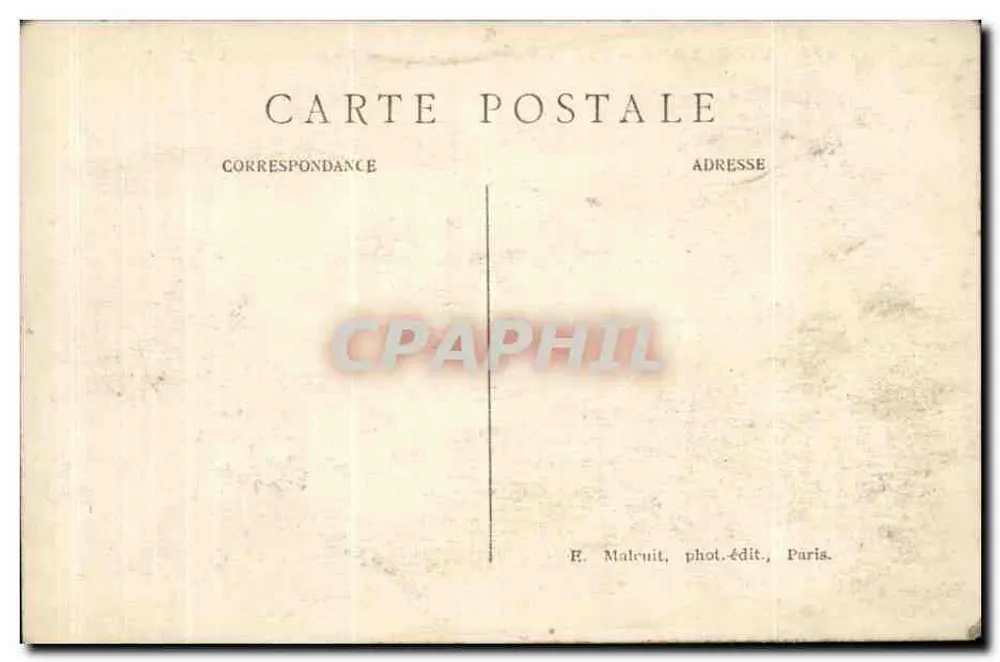 Vincennes — Rue de Fontenay — Institut Commercial — E. M. - Verso