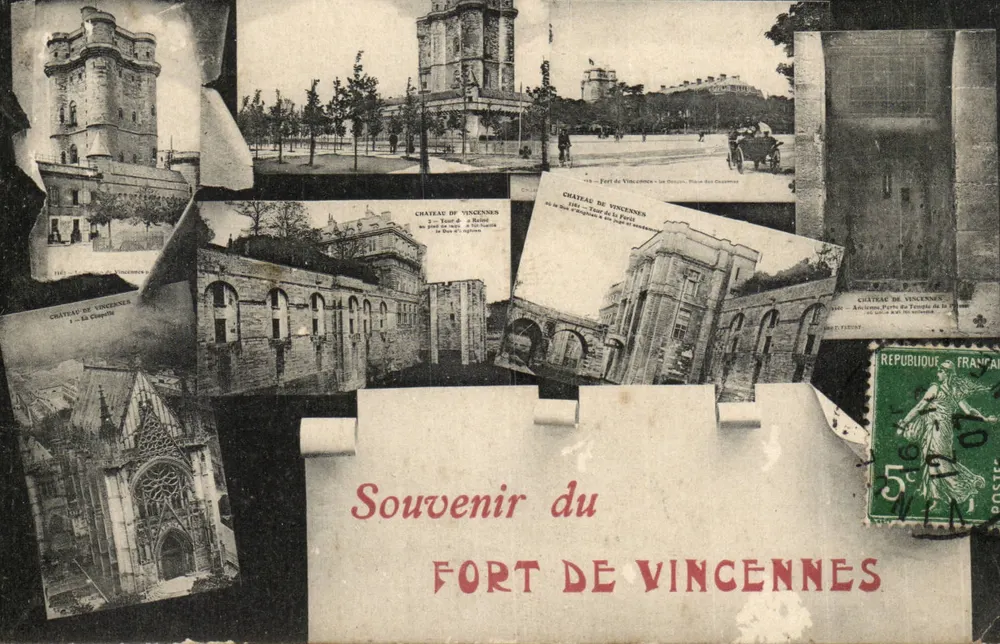 Fort de Vincennes — Erinnerung an das Fort de Vincennes — unbekannter Verlag, Seriennummer nicht sichtbar - Vorderseite