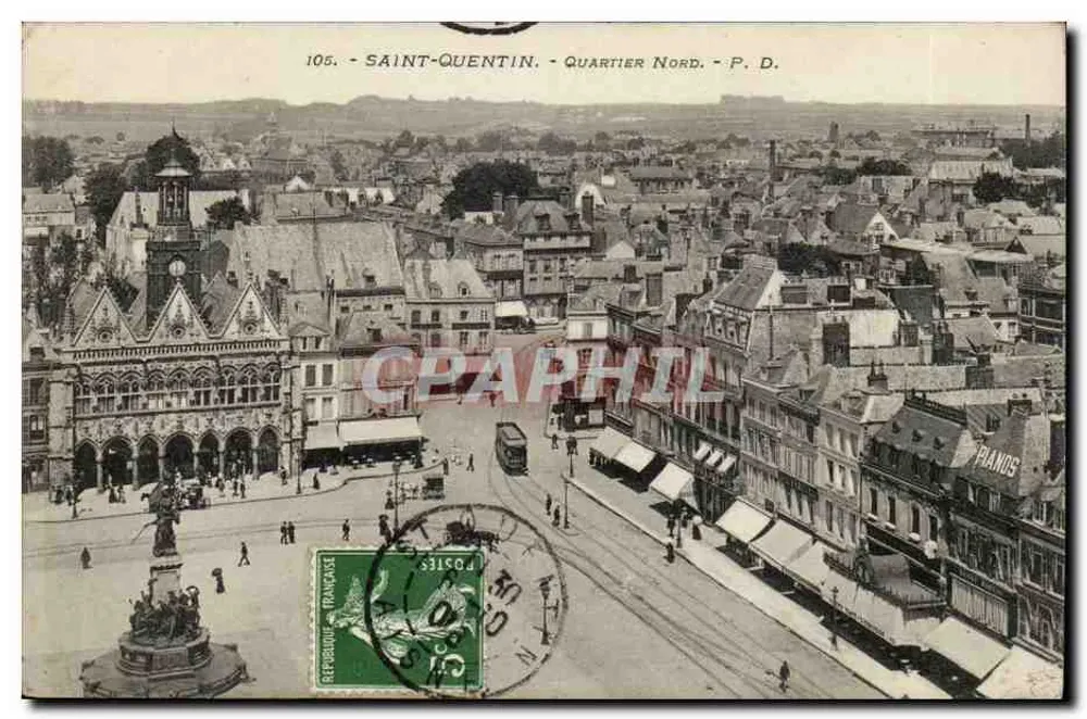 Saint-Quentin - Bairro Norte - P. D. - Editor P. D. n°105 - Frente