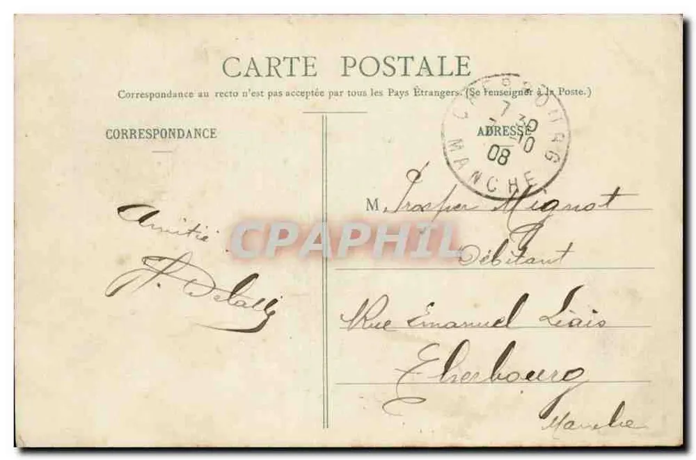 Saint-Quentin - Bairro Norte - P. D. - Editor P. D. n°105 - Verso