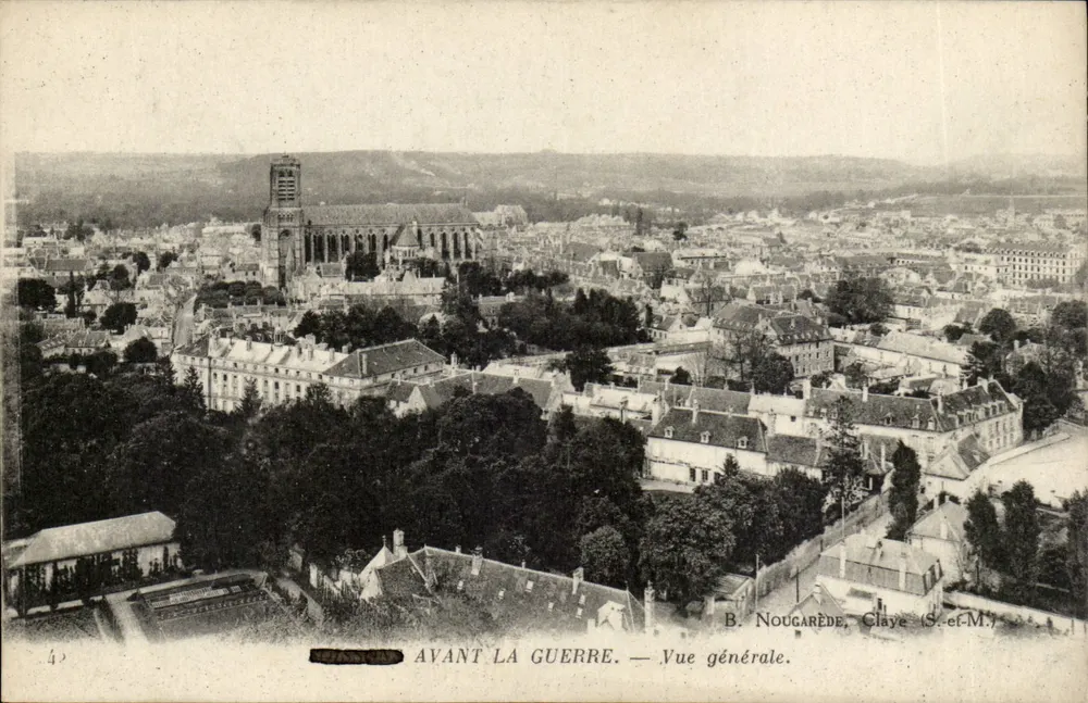 Claye-Saint-Mard — Vista geral antes da guerra — B. Nougarède - Frente
