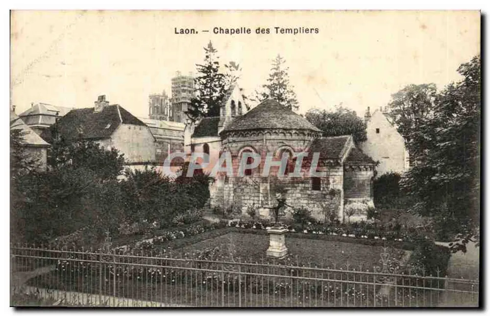 Laon — Capela dos Templários - Frente