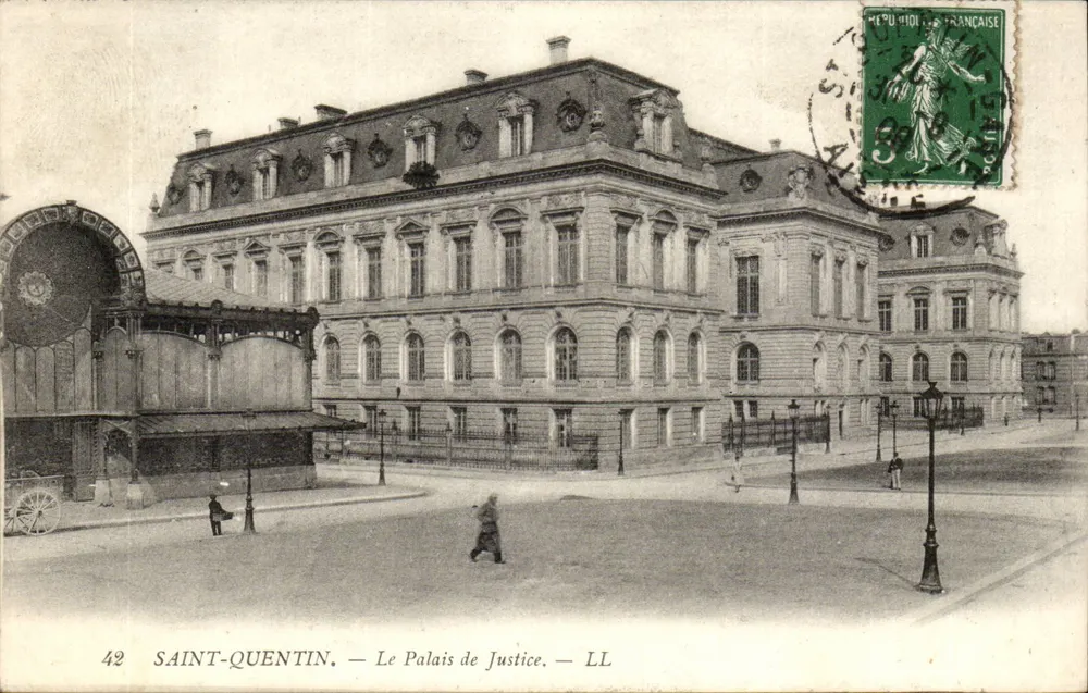 Saint-Quentin — Het Paleis van Justitie — LL - Voorkant