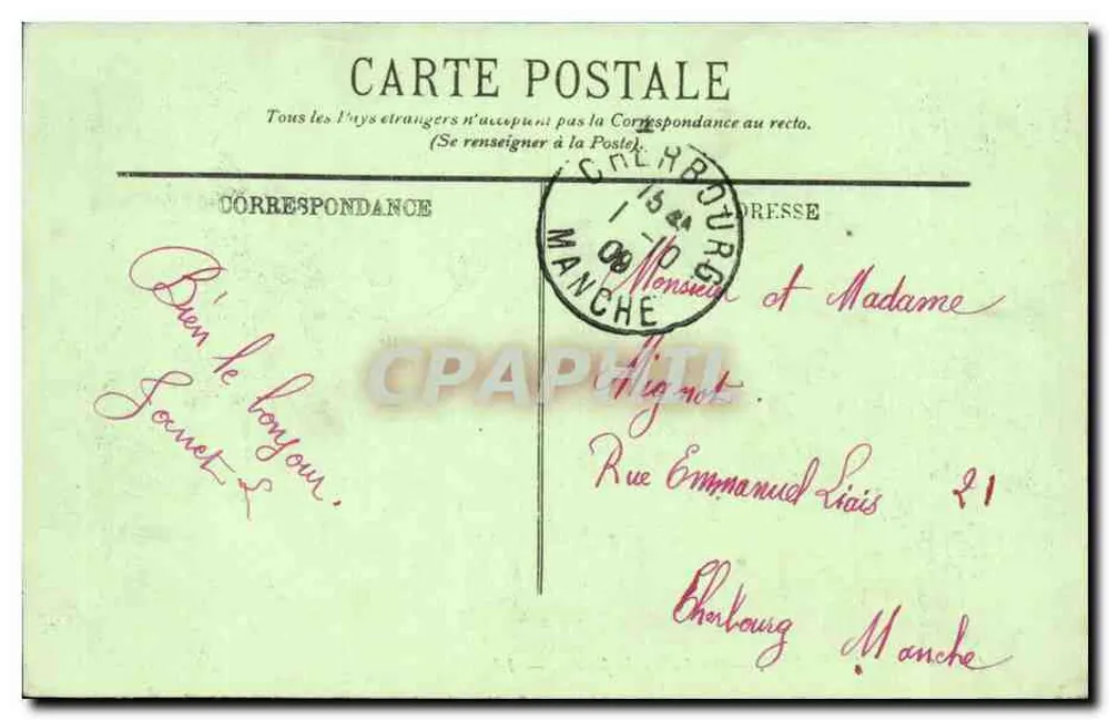 Saint-Quentin — Het Paleis van Justitie — LL - Achterkant