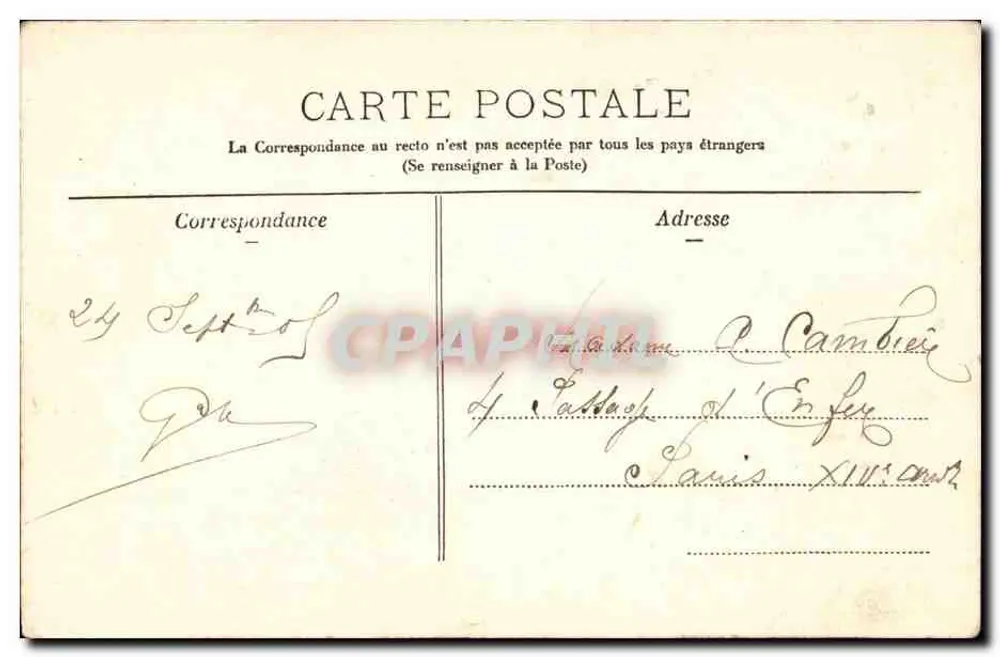 Laon - A Catedral — Fototipia A. Rep & Fililatte à Château-Thierry, n° 3574 - Verso