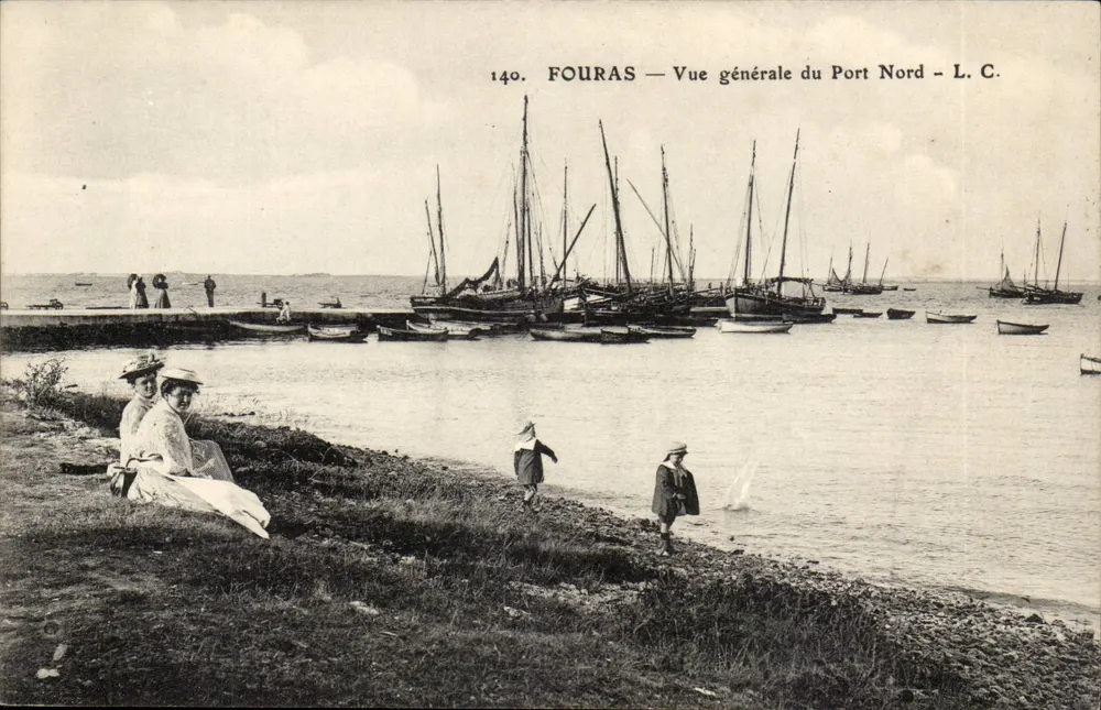 Fouras — Allgemeine Ansicht des Nordhafens — L.C. n°140 - Vorderseite
