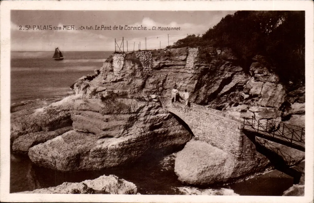 Saint-Palais-sur-Mer — El Puente de la Corniche — Cl. Moutonnet - Anverso