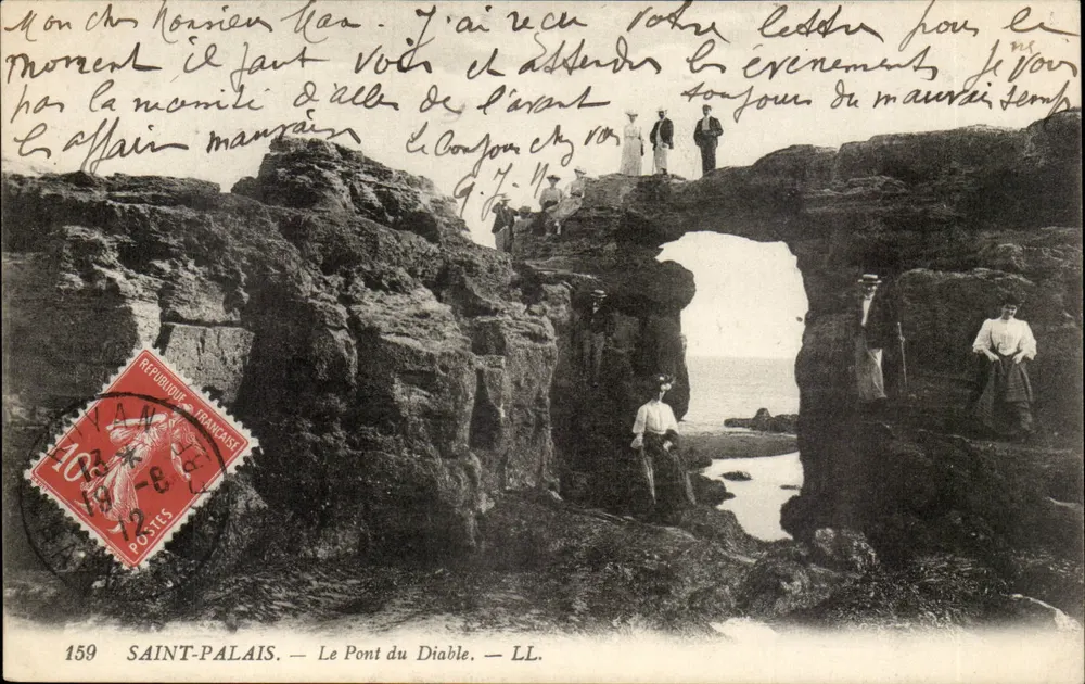 Saint-Palais — O Ponte do Diabo — LL. n°159 - Frente