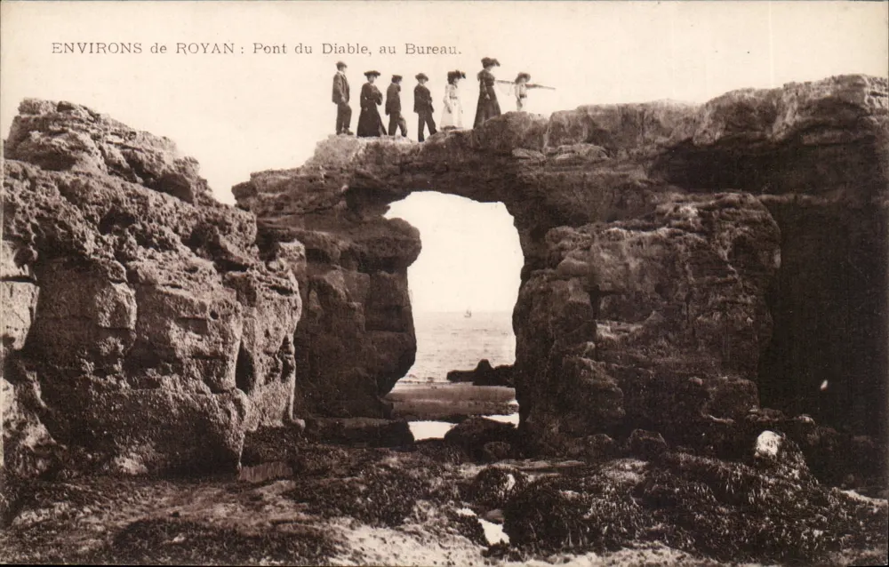 Ponte do Diabo, no Bureau — Arredores de Royan — Carta postal - Frente