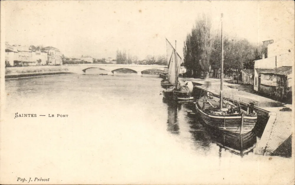 Saintes — Most — Pap. J. Prévost - Awers